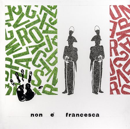 FELICE LEVINI, Non è Francesca, 2003, Olio su tela, 80 x 80 cm, Firma e...