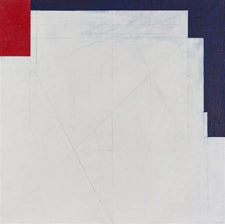 GIANFRANCO PARDI (1933-2012) Diagonale/margine, 1980 Acrilici su tela cm...