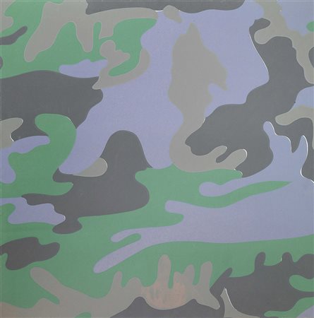 Andy Warhol, Pittsburgh 1928 - New York 1987, Camouflage, 1987, Screenprint...