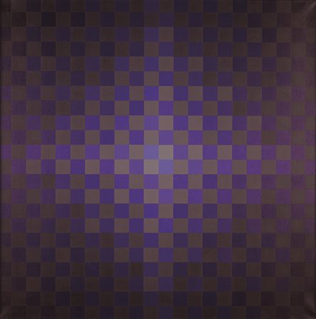 HUGO DEMARCO (1932 - 1995) Relations violet - gris, 1960 - 1973 Acrilico su...