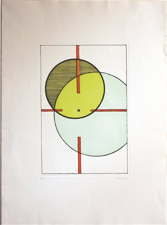 LUIGI VERONESI (1908 - 1998) Senza titolo, 1997 Acquaforte 70 x 50 cm...