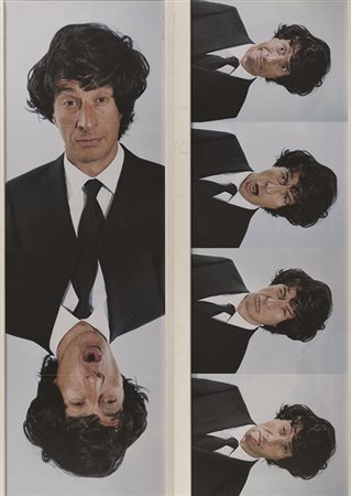 MAURIZIO CATTELAN (1960) Comunicazione 2005 C-print (recto e verso) 31 x 96...