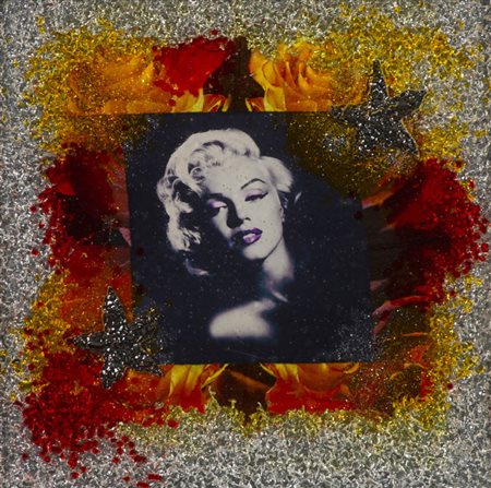 Omar Ronda ( Portulla (Bi) 1947 ) Marilyn Frozen 2013 Fusione di resine, cm....