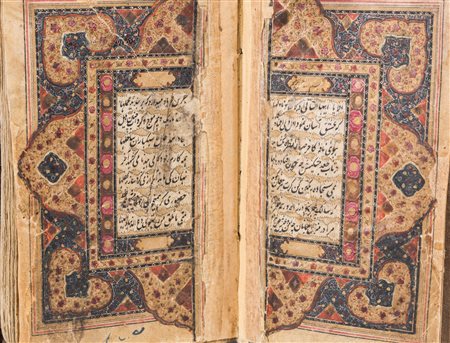 Arte Islamica Hafez: Diwan Persia, XVIII secolo . -. . Manoscritto in...