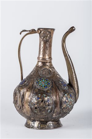 Arte Islamica Versatoio armeno in rame dorato Turchia Ottomana, XVIII secolo...