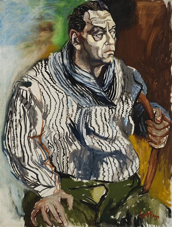 Renato Guttuso (Bagheria 1912 - Roma 1987)&quot;Autoritratto con...