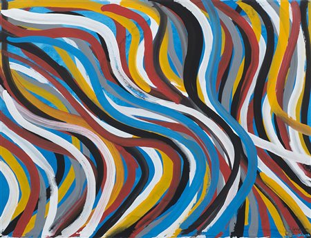 Sol LeWitt (Hartford 1928 - New York 2007)&quot;Curvy Brushstrokes&quot; 1996...