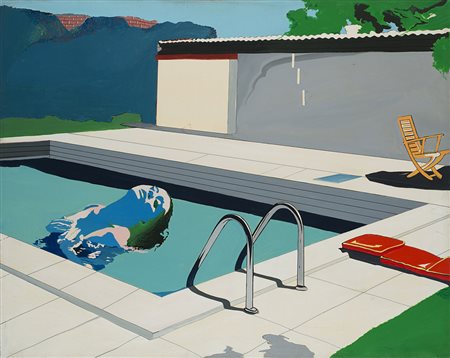 Silvio Pasotti (Bergamo 1933 )&quot;Voleva una grande piscina&quot; 1971...