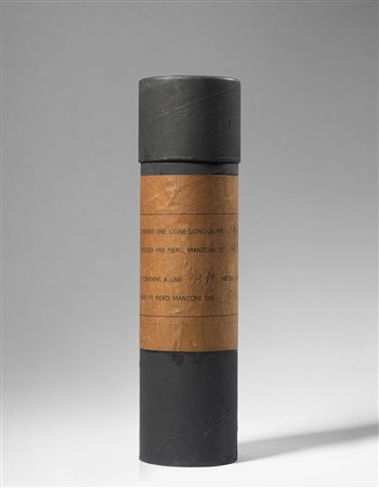 Piero Manzoni (Soncino 1933 - Milano 1963)&quot;Linea lunga metri 10,99&quot;...