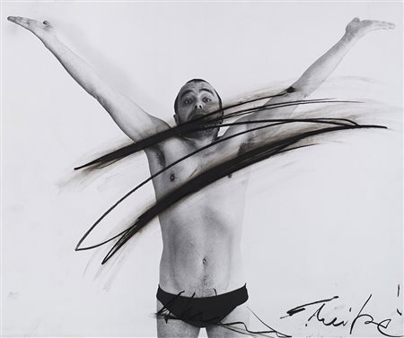 Arnulf Rainer (Baden bei Wien 1929 )&quot;Senza titolo&quot; 1969 ca. tecnica...