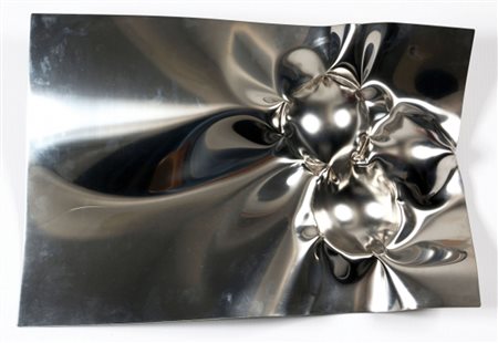 HELIDON XHIXHA 1970 Luce, 2008 Scultura in acciaio inox lucidato a specchio,...