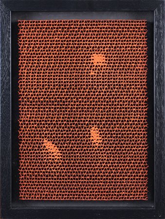 Bernard Aubertin Fontaney-aux-Roses 1934-2015 40x55 cm. "Alveoli", cartone...