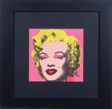 Andy Warhol Pittsburgh 1928 - New York 1987 17,5x17,5 cm. "Marilyn...
