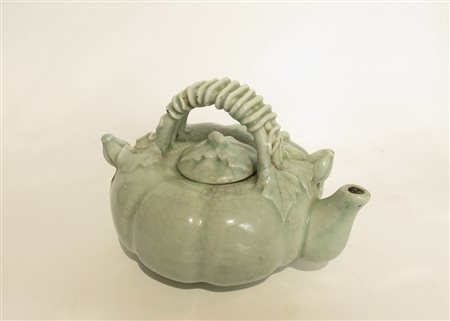 TEIERA, Teiera “Celadon” Cina XIX sec. cm 16x11