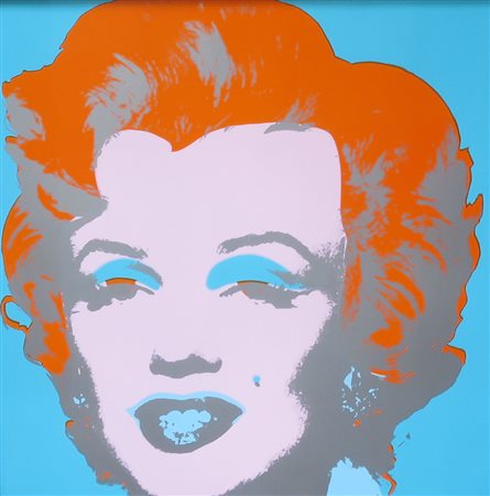 ANDY WARHOL, Andy Warhol Marilyn "this is not by me" 11.29 firmato al verso...