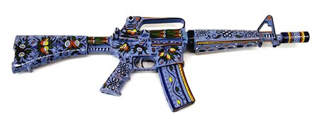 Antonio Riello 1958, Marostica (Vi) - [Italia] Assault rifle scultura in...