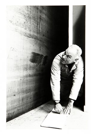 SCHWERDTLE DIETER (1952-) Richard Serra, Kassel 1987 stampa alla gelatina...