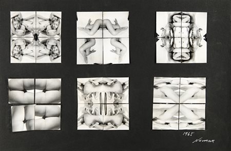 NEIMAN YEHUDA (1931-) Kaleidoscope 1965 collage di stampe alla gelatina sali...