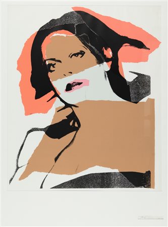 ANDY WARHOL (1928-1987) Ladies & Gentlemen serigrafia cm 100x75 firmato in...