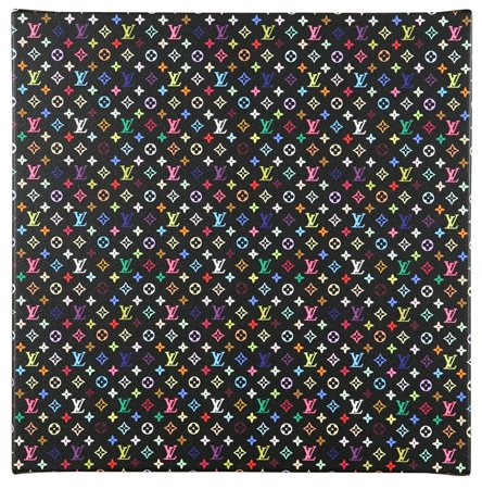 TAKASHI MURAKAMI (1963-) Monogram mini multicolor black 2007 edition canavas...