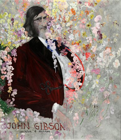 ALDO MONDINO (1938-2005) John Gibson-cacciatore di orchidee 2004 olio su...