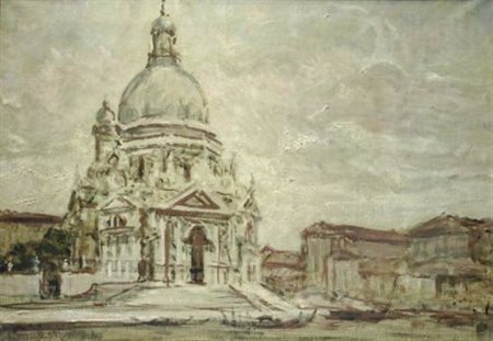 Franco Sacchetti (Venezia, 1922 - Montecatini, 1988) LA CHIESA DELLA SALUTE...