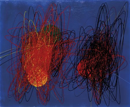 CRIPPA ROBERTO Monza 1921 - 1972 Bresso (MI) "Spirale" 1952 50x60 olio su...