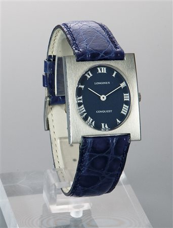 LONGINES Modello Conquest, solo tempo, anni '70 34x38 Cassa di forma, in...