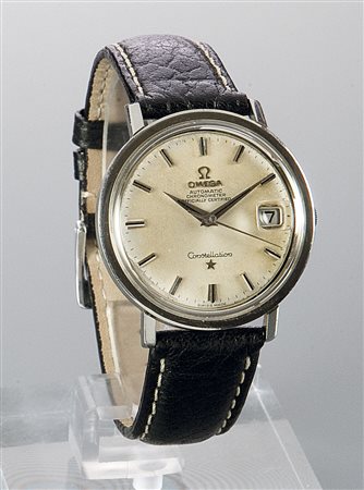 OMEGA Constellation, solo tempo, anni '60 Diam 36 Cassa in acciaio in due...