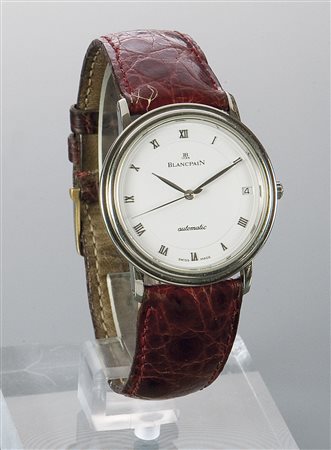 BLANCPAIN Modello extrapiatto, solo tempo, anni '90 Diam. 34 Cassa in acciaio...