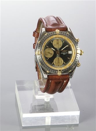 BREITLING Modello Chronomat, anni' 90 Diam. 40 Cassa in acciaio in tre corpi,...