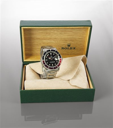 ROLEX GMT MASTER Oyster Perpetual GMT Master II, 1989, ref. 16710 Diam. 40 mm...