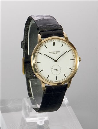 PATEK PHILIPPE Modello Calatrava.anni '90 Diam. 34 Cassa in oro giallo in due...