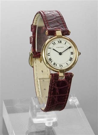 CARTIER Modello Vendome Must De Cartier, anni '90 Diam. 24 Cassa in oro...