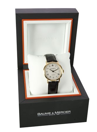 BAUME & MERCIER Modello Classima, serie attuale Diam 37 Cassa in oro giallo...