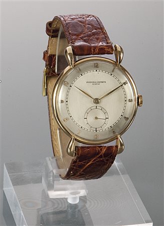 VACHERON & CONSTANTIN Solo tempo, anni '40 Diam. 36 Cassa fuori misura con...