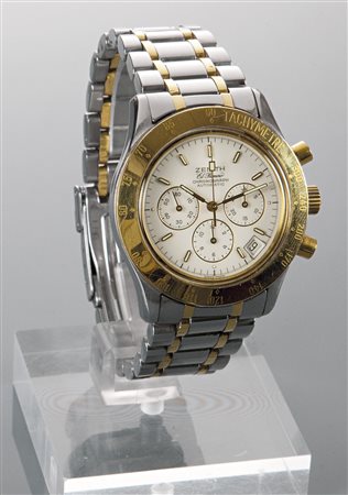 ZENITH El Primero, cronografo a tre contatori, anni '90 Diam. 40 Cassa in tre...