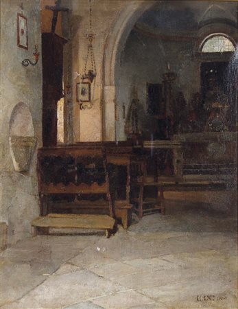 NONO LUIGI Fusina (Ve) 1850 - Venezia 1918 Chiesa Di San Rocco Polcenigo 1876...