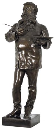 GEMITO VINCENZO Napoli 1852 - 1929 Meissionier scultura in bronzo Misure: h....