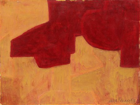 Serge POLIAKOFF Mosca 1900 - Parigi 1969 Composition Abstraite, 1961 gouache...