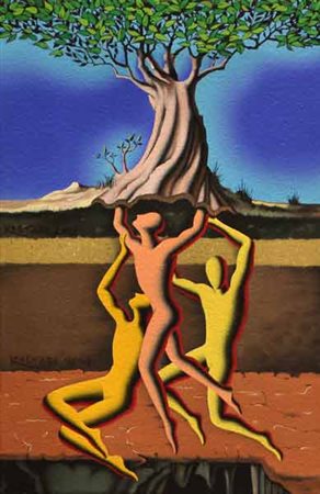 Mark KOSTABI Los Angeles 1960 The root cause, 2009 olio su tela oil on canvas...