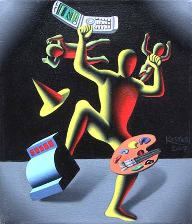 Mark KOSTABI Los Angeles 1960 Beyond innocence, 2007 olio su tela oil on...