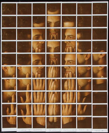 Maurizio GALIMBERTI Meda 1956 Vinicio Marchioni, 2011 mosaico di polaroid...