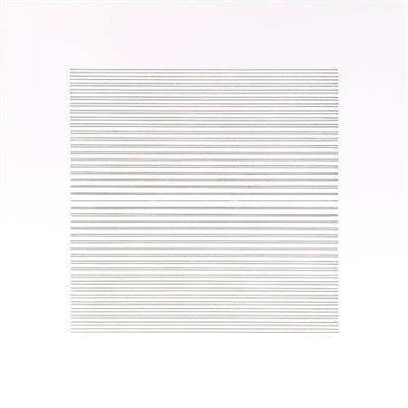 FRAN&Ccedil;OIS MORELLET (1926-2016) Senza Titolo Serigrafia cm 70x70 Firma e...