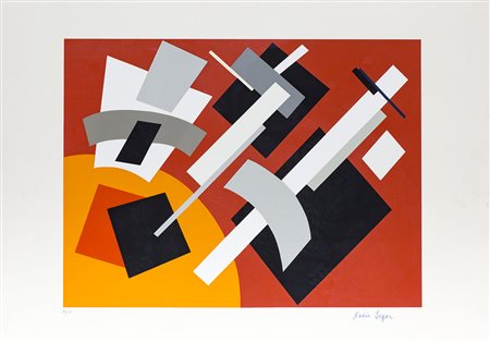 NADIA LEGER (1904-1982) Senza Titolo Litografia cm 50x70 Firma e numerazione...