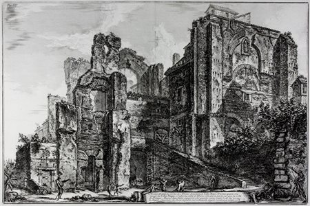 Giovanni Battista Piranesi,&nbsp;Avanzi di antiche terme in Albano denominati...