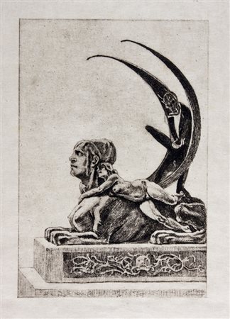 Félicien Rops,&nbsp;Le sphinx. Le bonheur dans le crime. (Da Les...