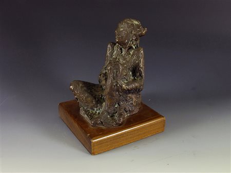 Varone (XX secolo) Figura femminile 16,5 cm Bronzo