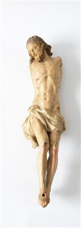 Arte della seconda metà del sec. XVIII "Cristo crocefisso" scultura lignea...