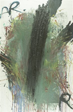 ARNULF RAINER Baden, 1929 olio su tavola anno 1983-84 120x80 cm firmato in...